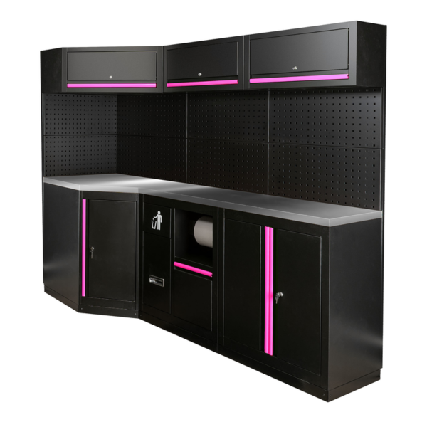 Conjunto de Móveis Modulares (22Pcs) - Rosa JBM