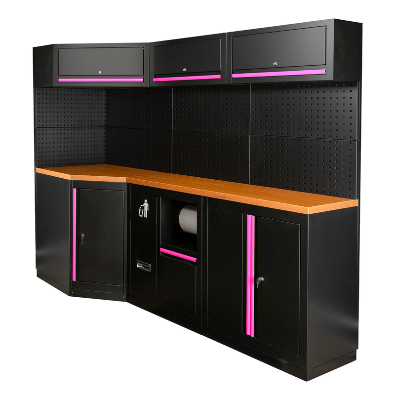 Conjunto de Móveis Modulares (22Pcs) - Rosa JBM
