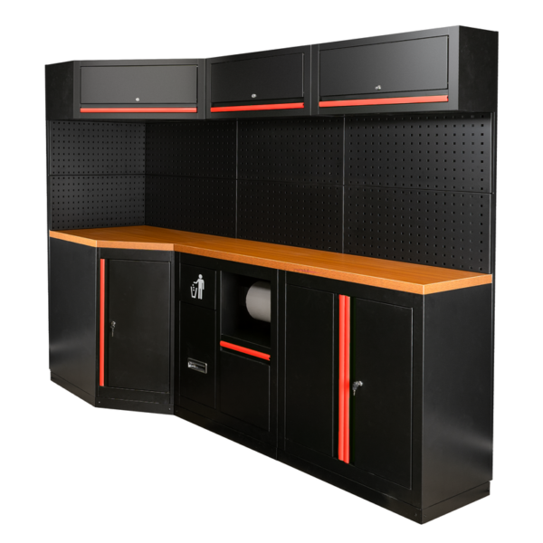 Conjunto de Móveis Modulares (22Pcs) - Vermelho JBM