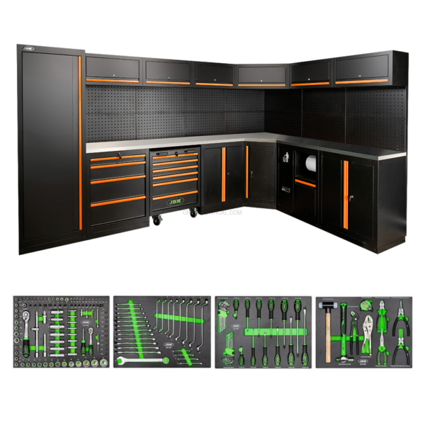 Conjunto de Móveis Modulares (43 Peças) - Laranja JBM