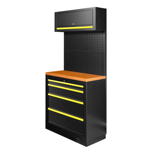 Conjunto de Móveis Modulares (7 Peças) - Amarelo JBM