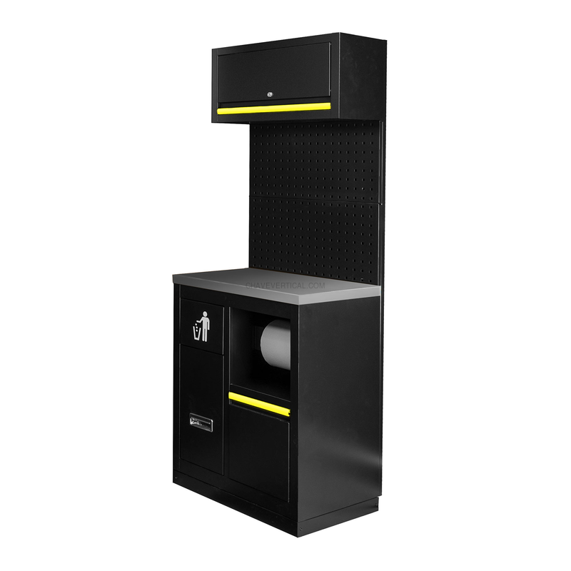 Conjunto de Móveis Modulares (7 Peças) - Amarelo JBM