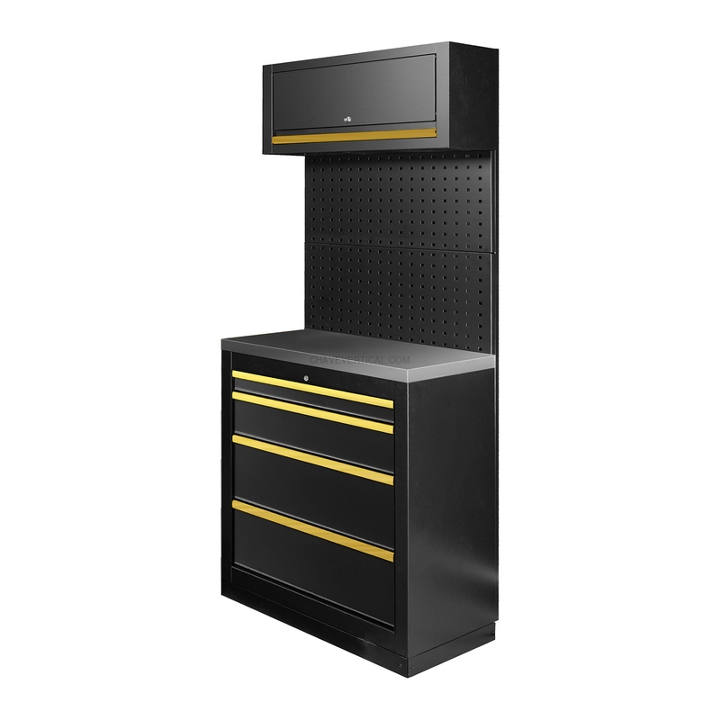 Conjunto de Móveis Modulares (7 Peças) - Ouro JBM