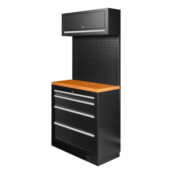 Conjunto de Móveis Modulares (7 Peças) - Prateado JBM
