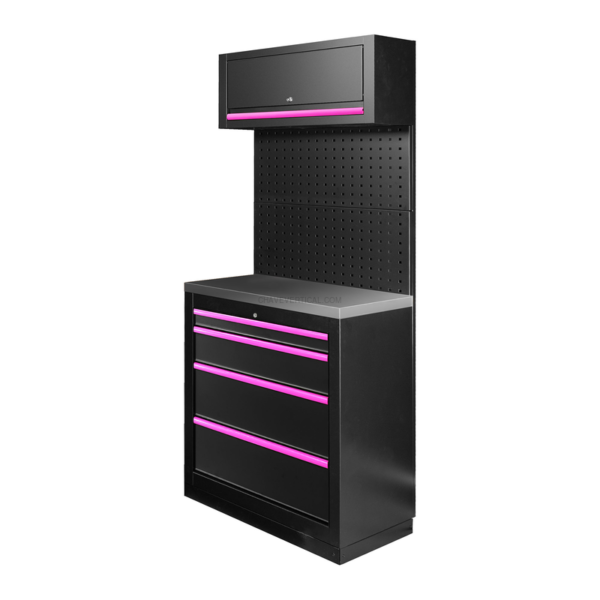 Conjunto de Móveis Modulares (7 Peças) - Rosa JBM