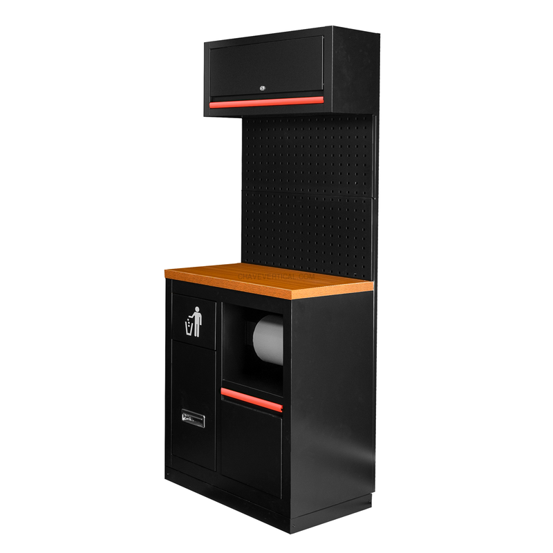 Conjunto de Móveis Modulares (7 Peças) - Vermelho JBM