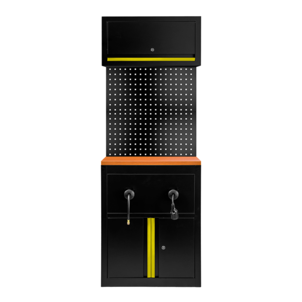 Conjunto de Móveis Modulares (9 Pcs.) - Extensão de Armário para Enroladores (Ref. 18403) - Amarelo JBM