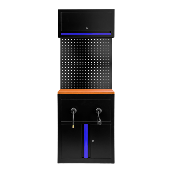 Conjunto de Móveis Modulares (9 Pcs) - Extensão de Armário para Enroladores (Ref. 18403) - Azul JBM