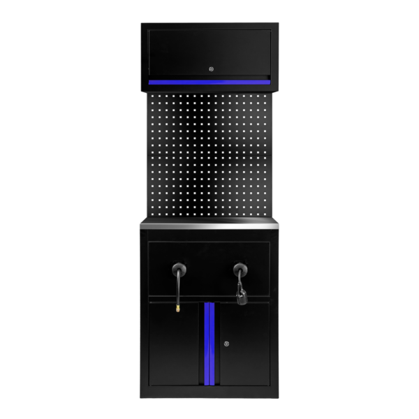 Conjunto de Móveis Modulares (9 Pcs) - Extensão de Armário para Enroladores (Ref. 18403) - Azul JBM