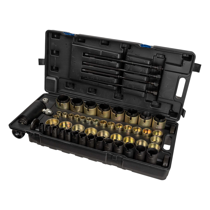 Conjunto Hidráulico de Extração/instalação de Silentblocks e Rolamentos (63Pcs) JBM