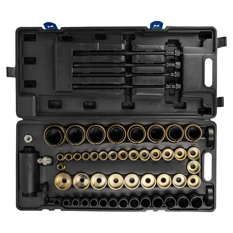 Conjunto Hidráulico de Extração/instalação de Silentblocks e Rolamentos (63Pcs) JBM
