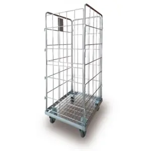 Contentor de Rodas HWC300 800 × 712 × 1720 mm 120 kg HEAVYWARE TOOLS