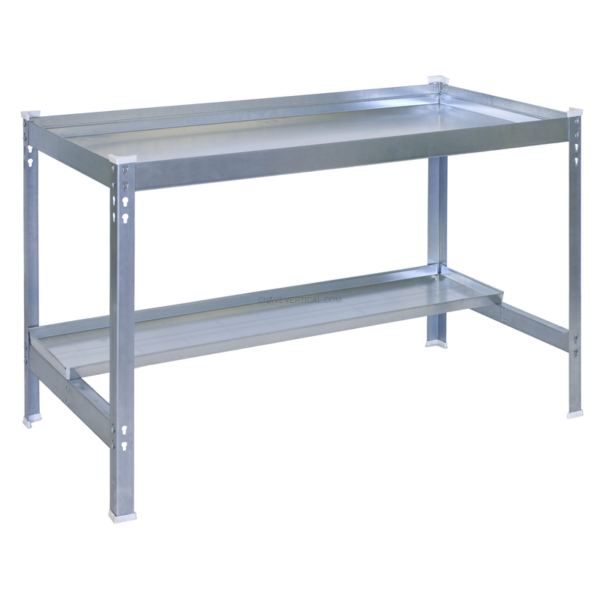 Contentor Metálico para Resíduos SIMONGARDEN DESK 1500X600 Galvanizado/Galvanizado - 840 x 1500 x 600 mm