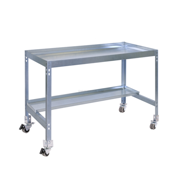 Contentor Metálico para Resíduos SIMONGARDEN DESK Móvel 900X600 Galvanizado/Galvanizado - 915 x 900 x 600 mm