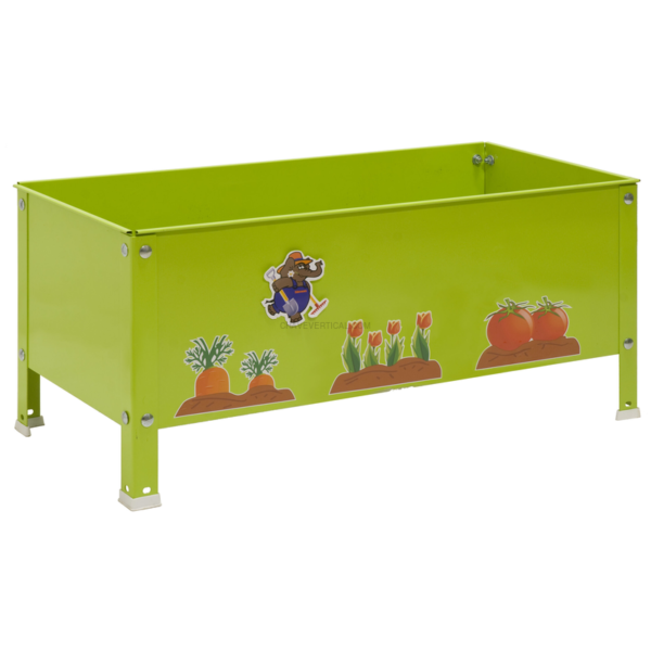Contentor Metálico para Resíduos SIMONGARDEN URBAN KID 410X900X400 Verde-100L