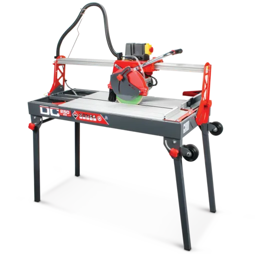 Cortador Eléctrico de Ladrilhos e Azulejos RUBI DC-250 850 110V 1.5 Cv 90 mm