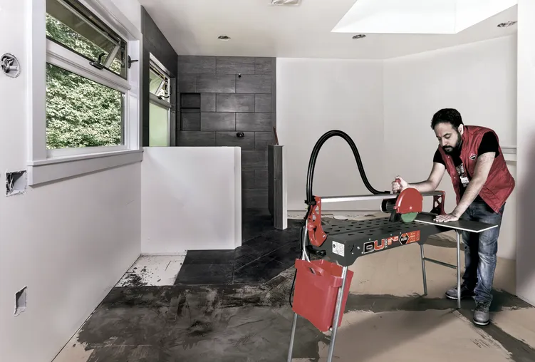 Cortador Manual de Ladrilhos e Azulejos RUBI Cortador Eléctrico Du-200 Evo 850 230V 50HZ com Cev 200 Superpro 230v-50hz. 2915 60x60cm