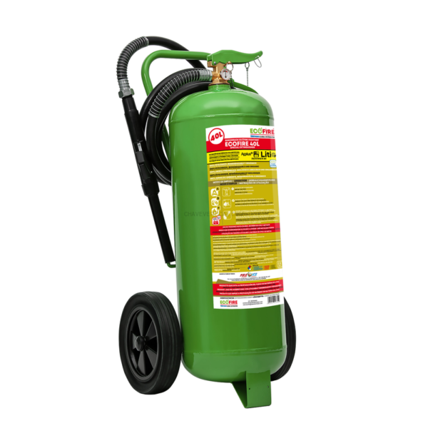 Equipamento de Segurança Contra Incêndios ECOFIRE EXT040G GREEN CARRO 40 L - 1130 x 560 x 450 mm