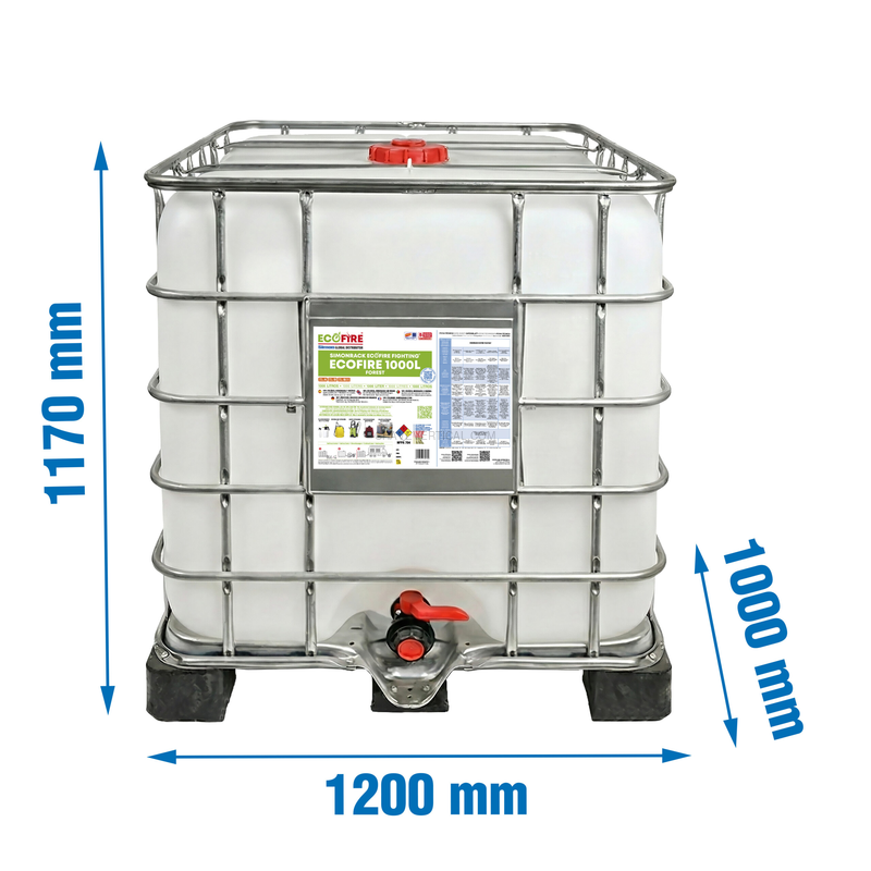 Equipamento de Segurança Contra Incêndios ECOFIRE FOR1000 FOREST 1000 L - 1170 x 1200 x 1000 mm