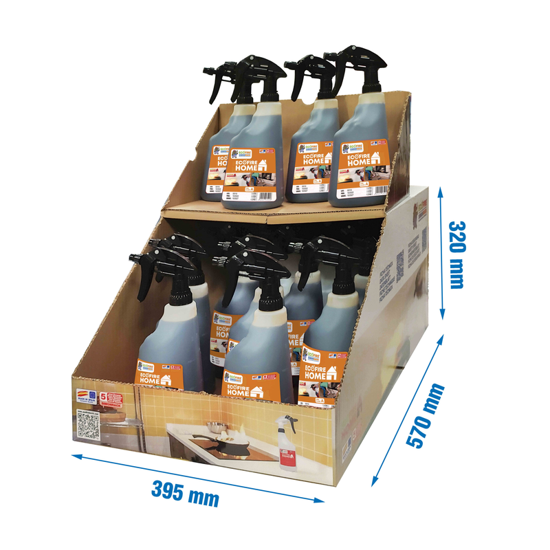 Equipamento de Segurança Contra Incêndios ECOFIRE HOM0001 BOX 20 UDS HOME 1 L - 320 x 570 x 395 mm
