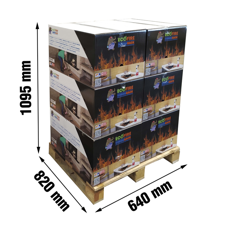 Equipamento de Segurança Contra Incêndios ECOFIRE HOM0001 MINIBOX 120 UDS HOME 1 L - 1095 x 820 x 640 mm
