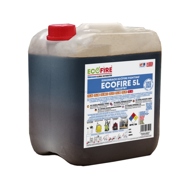 Equipamento de Segurança Contra Incêndios ECOFIRE IND0005 INDUSTRY 5 L - 226 x 165 x 188 mm