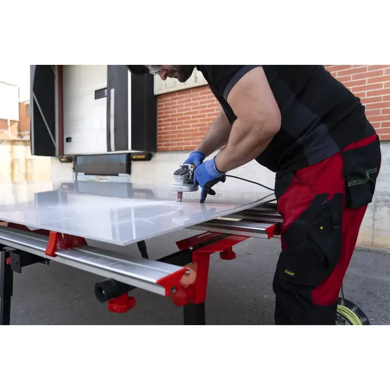 Equipamento Profissional RUBI Mesa Slab Versa-tile 180x153x84cm 41KG 44,6kg