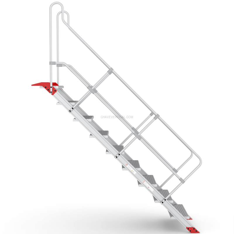 Escada de Acesso a Mezaninos EFS-A45 PERSUM 11 Degraus 150 KG