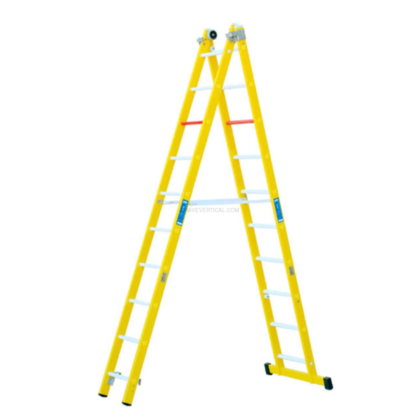 Escada de Fibra de Vidro Volta Pro 2 PERSUM 2×10 Degraus