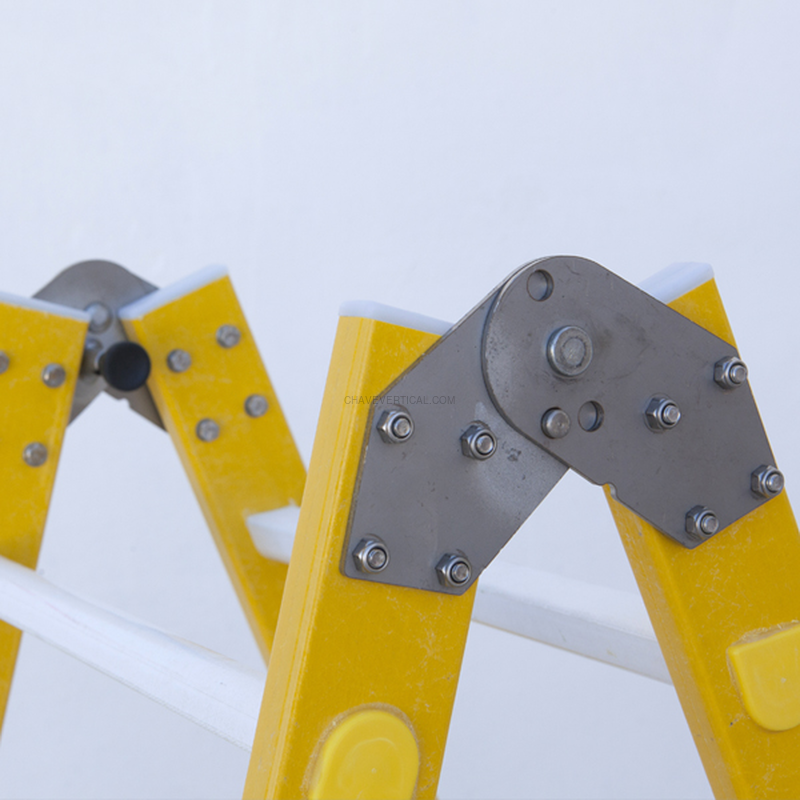 Escada de Fibra de Vidro Volta Pro Dobrável PERSUM 2×5 Degraus