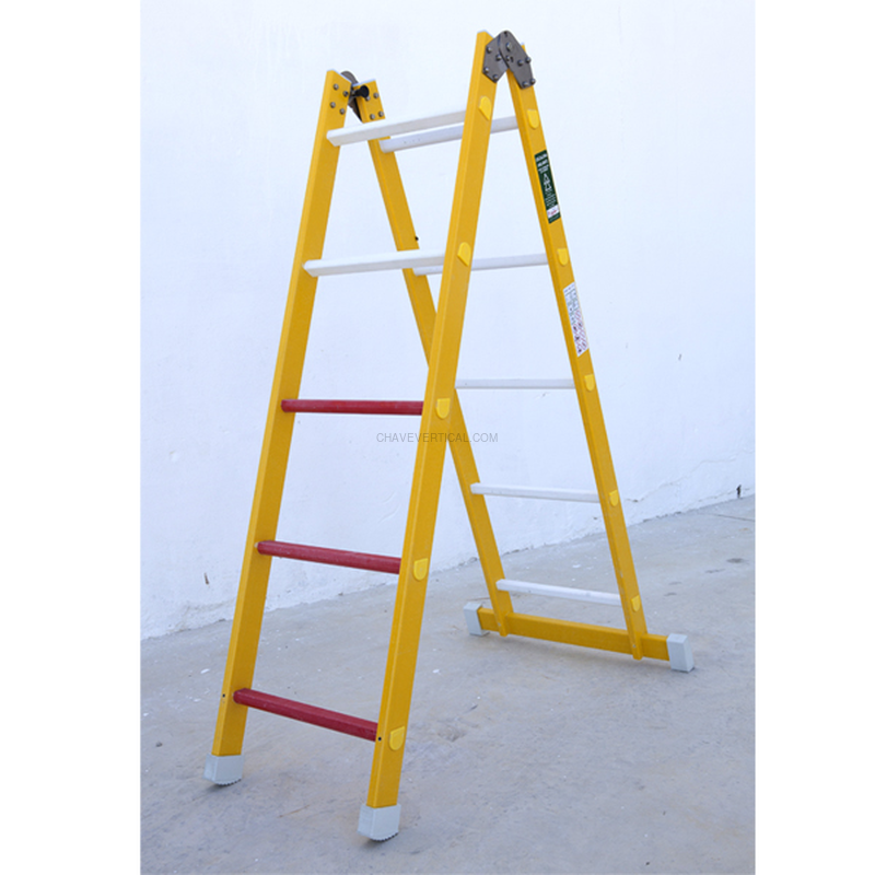 Escada de Fibra de Vidro Volta Pro Dobrável PERSUM 2×5 Degraus