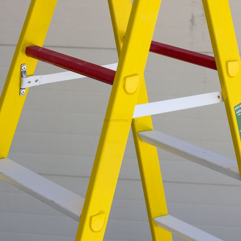 Escada de Fibra de Vidro Volta Pro Dual PERSUM 2×10 Degraus