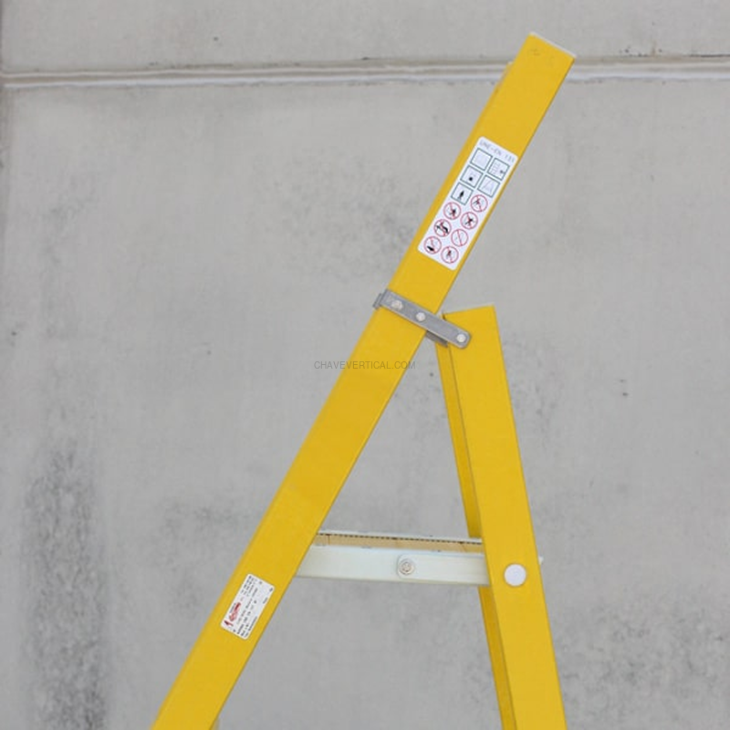 Escada de Fibra de Vidro Volta Pro Tesoura PERSUM 7+1 Degraus