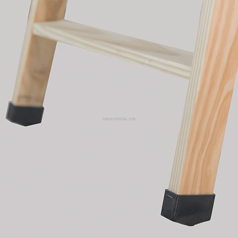 Escada de Madeira Abys - Outlet PERSUM 7 Degraus 150 KG