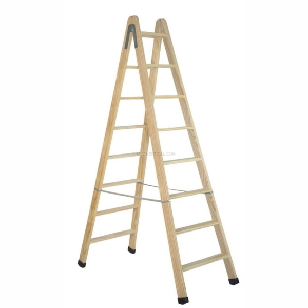 Escada de Madeira Abys - Outlet PERSUM 9 Degraus 150 KG