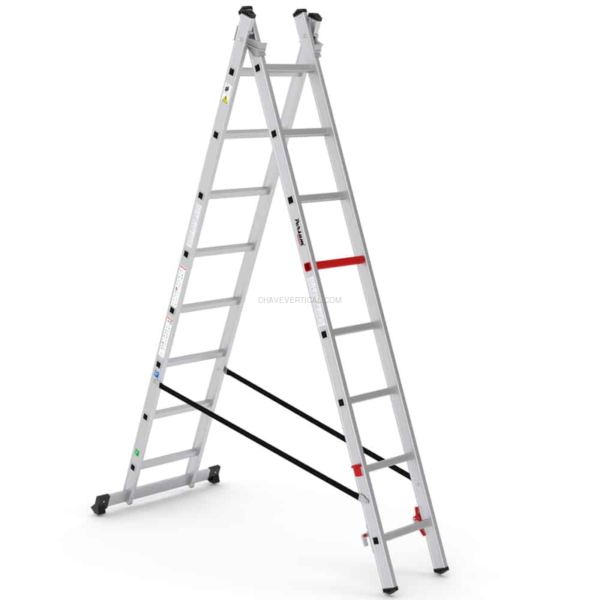 Escada Iteem 2 PERSUM 2×8 Degraus 150 KG