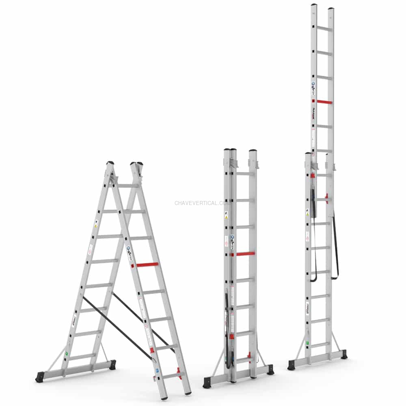 Escada Iteem Pro 2 PERSUM 2×8 Degraus 150 KG