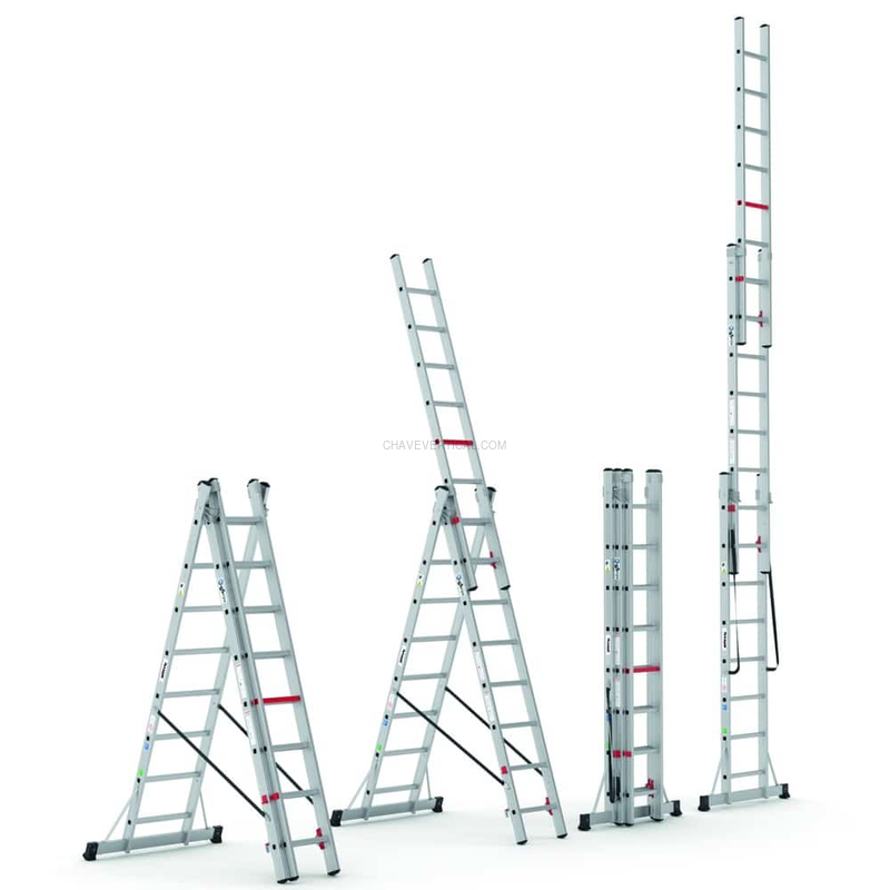 Escada Iteem Pro 3 PERSUM 3×17 Degraus 150 KG