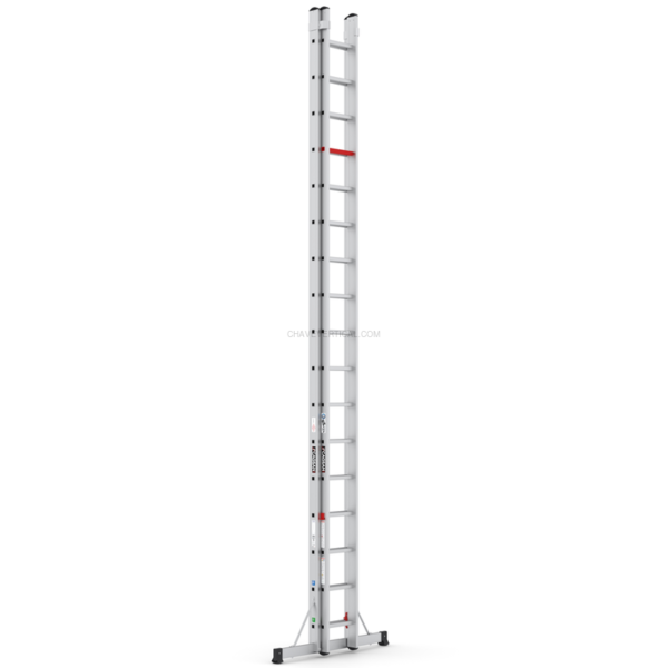 Escada Iteem Pro Extensível - Outlet PERSUM 2×17 Degraus 150 KG