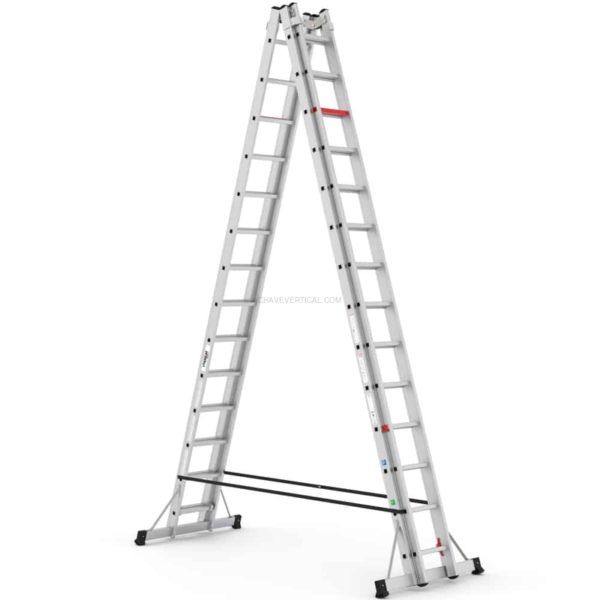 Escada Iteem Pro Telescópica PERSUM 2×14 Degraus 150 KG