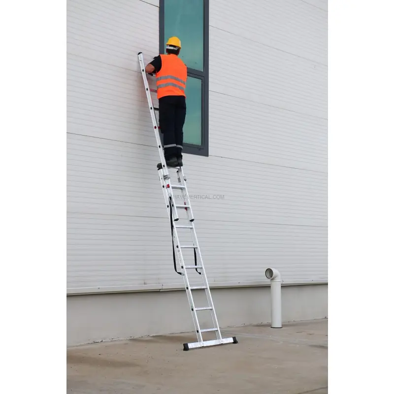 Escada Profissional PERSUM Iteem 2x6, Alumínio, 150 kg