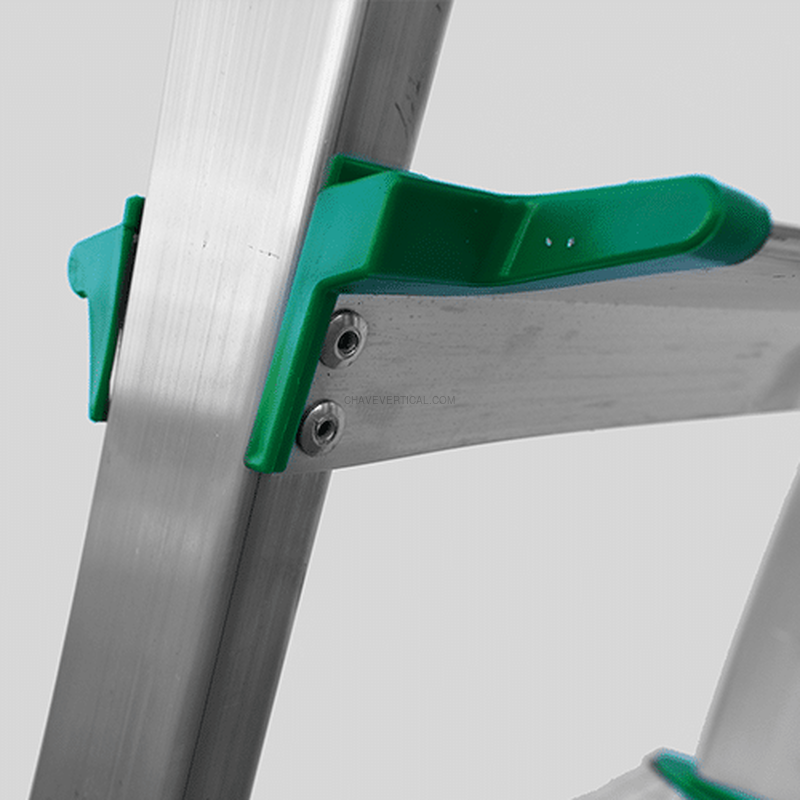 Escada Semiprofissional Fortes Plus PERSUM 3 Degraus 150 KG