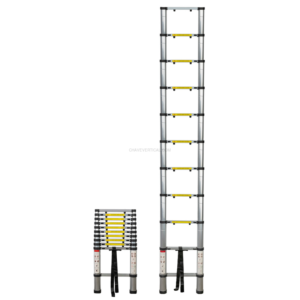 Escada Telescópica JBM 10 Degraus 0,93–3,20 m