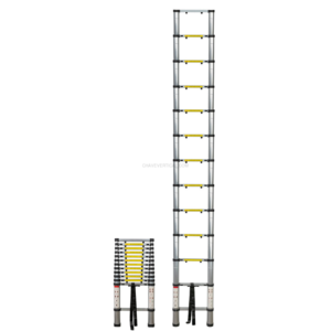 Escada Telescópica JBM 12 Degraus 1,02–3,80 m