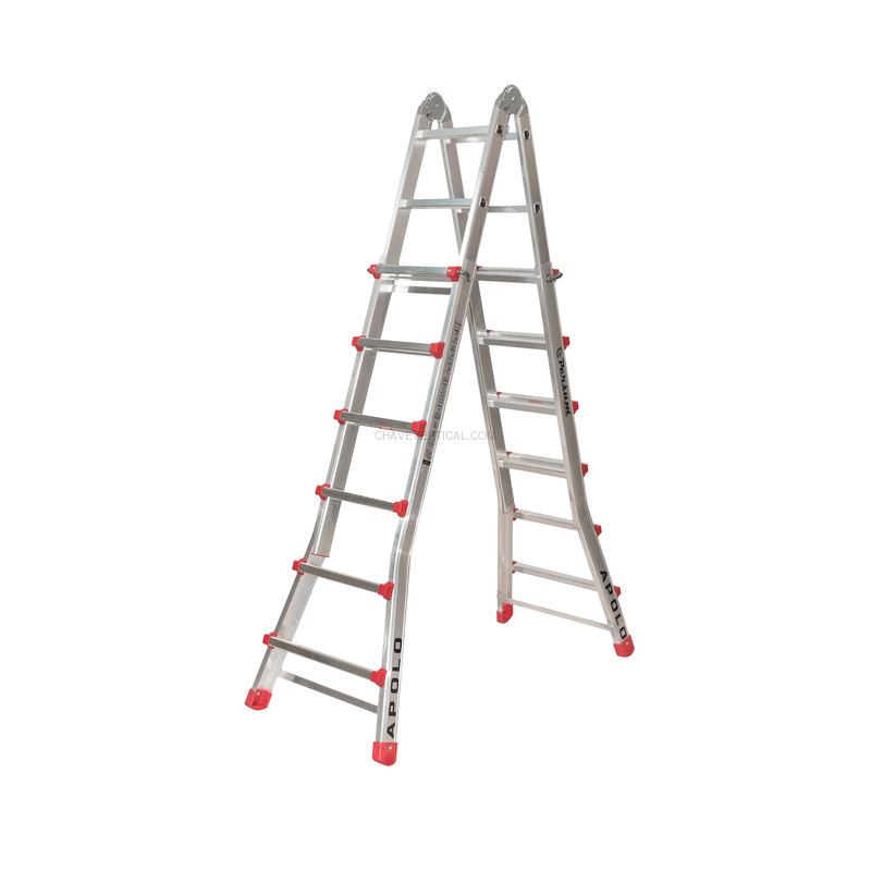 Escada Telescópica Apolo - Outlet PERSUM 4×3 Degraus 150 KG