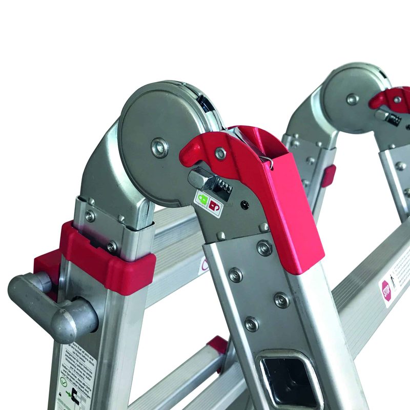 Escada Telescópica Profissional Apolo PERSUM 4×4 Degraus 150 KG