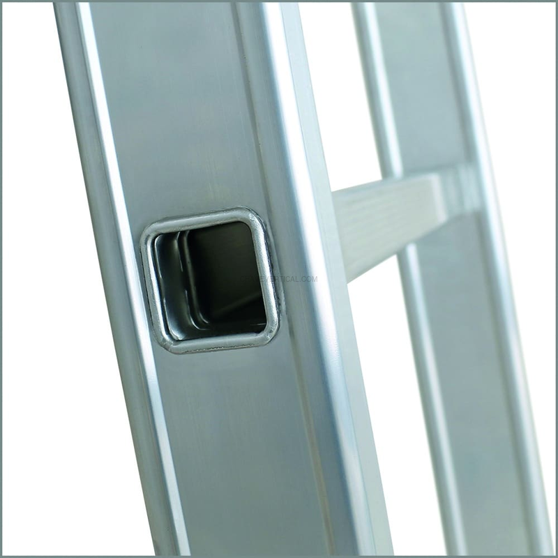 Escada Telescópica Profissional Aquiles - Outlet PERSUM 4×4 Degraus 150 KG