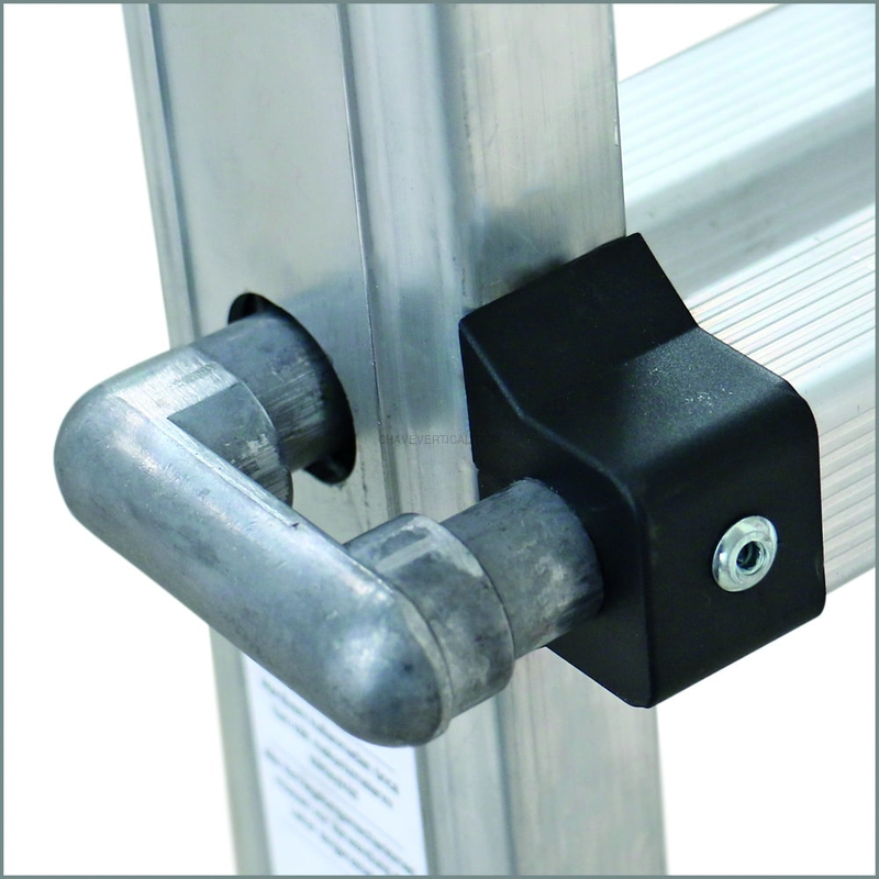Escada Telescópica Profissional Aquiles - Outlet PERSUM 4×5 Degraus 150 KG