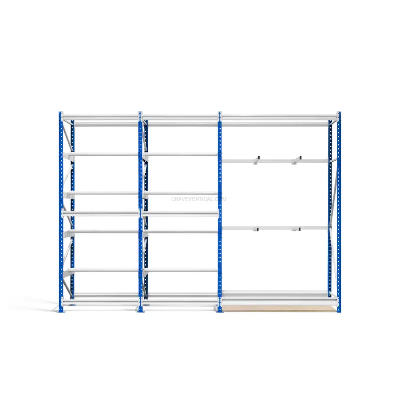 Estante de Arrumação Vertical Porteco EVO PTRVS1750 2400MM 1750X500 - Módulo Seguinte