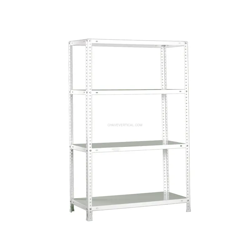 Estante Metálica ADVANTAGE 4/400 1500 Branco - 1500 x 900 x 400 mm